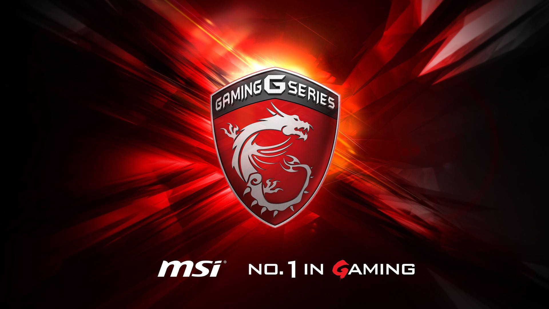 Red Msi Gaming G Series Logo Background
