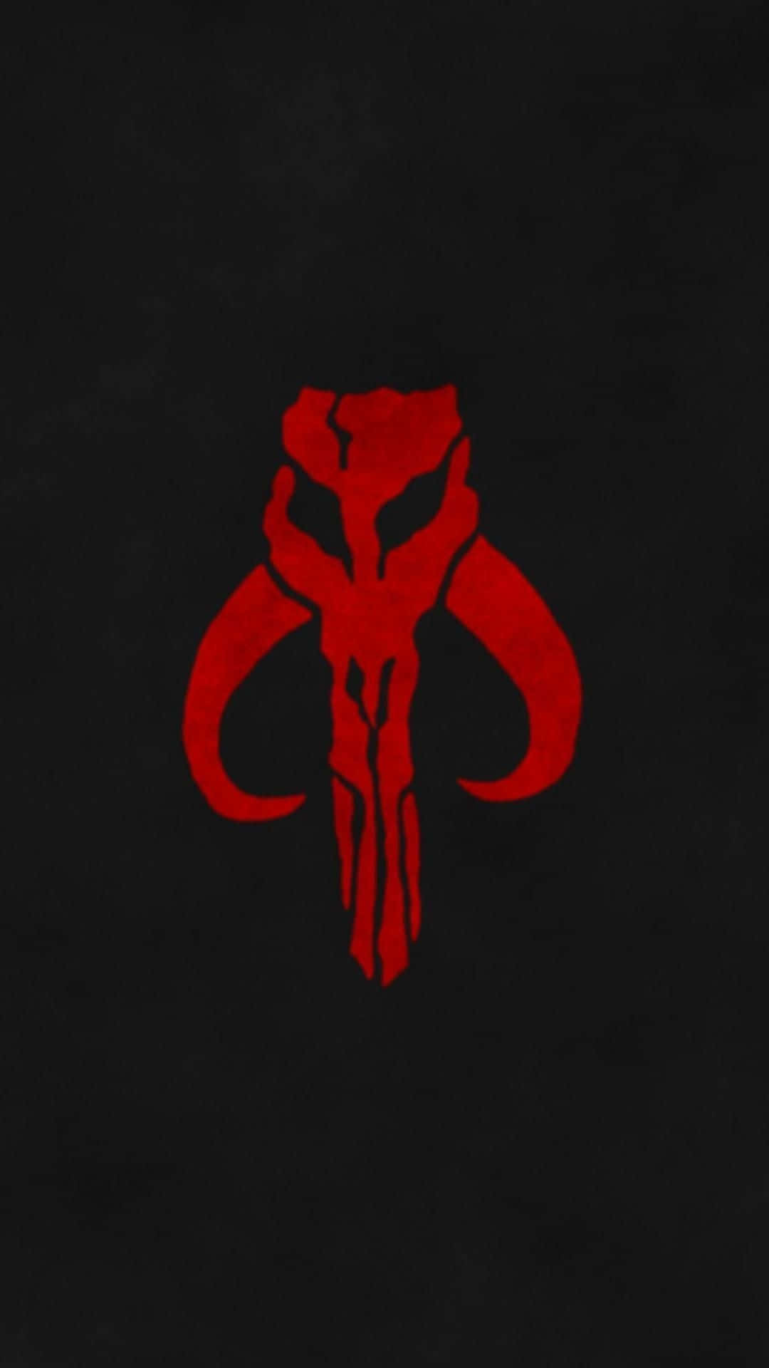 Red Mythosaur Skull The Mandalorian Iphone Background