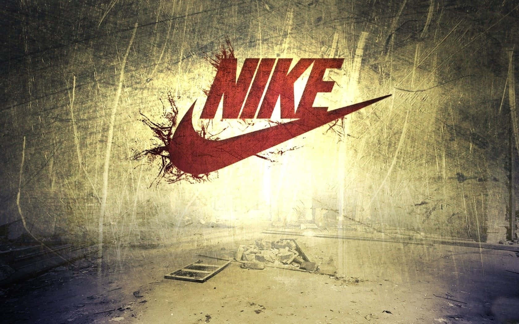 Red Nike 1680 X 1050 Background