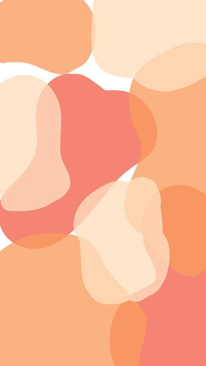 Red Orange Cream Splats Boho Iphone Background