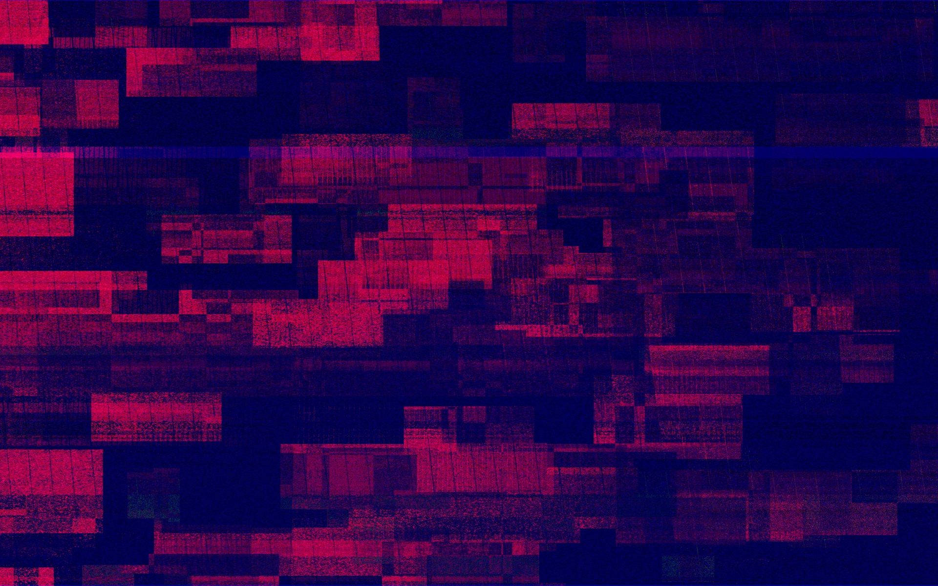 Red Pixel Glitch Background
