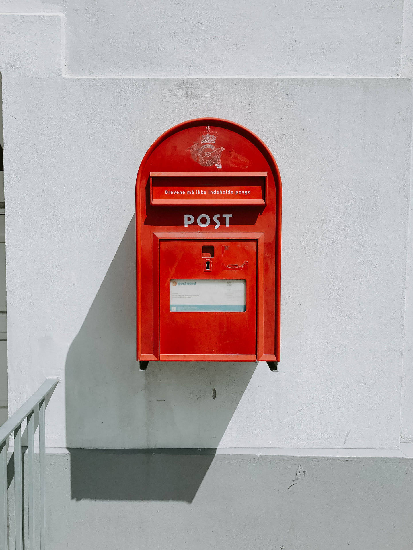Red Post Office Mail Box