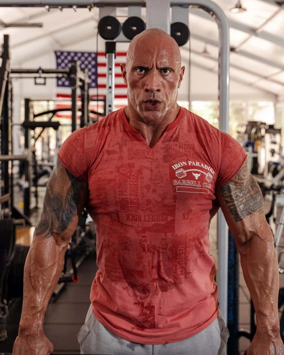 Red Project Rock V-neck Shirt