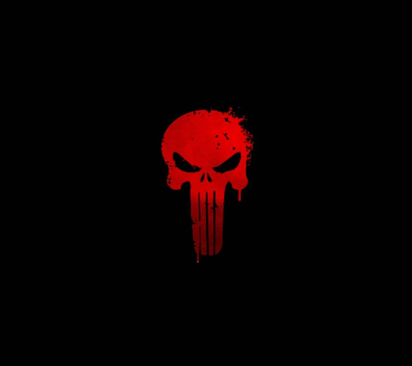 Red Punisher Logo Background