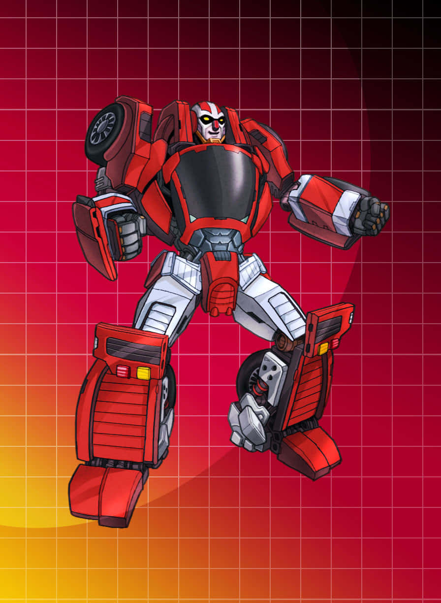 Red Robot Challenge Of The Gobots Background