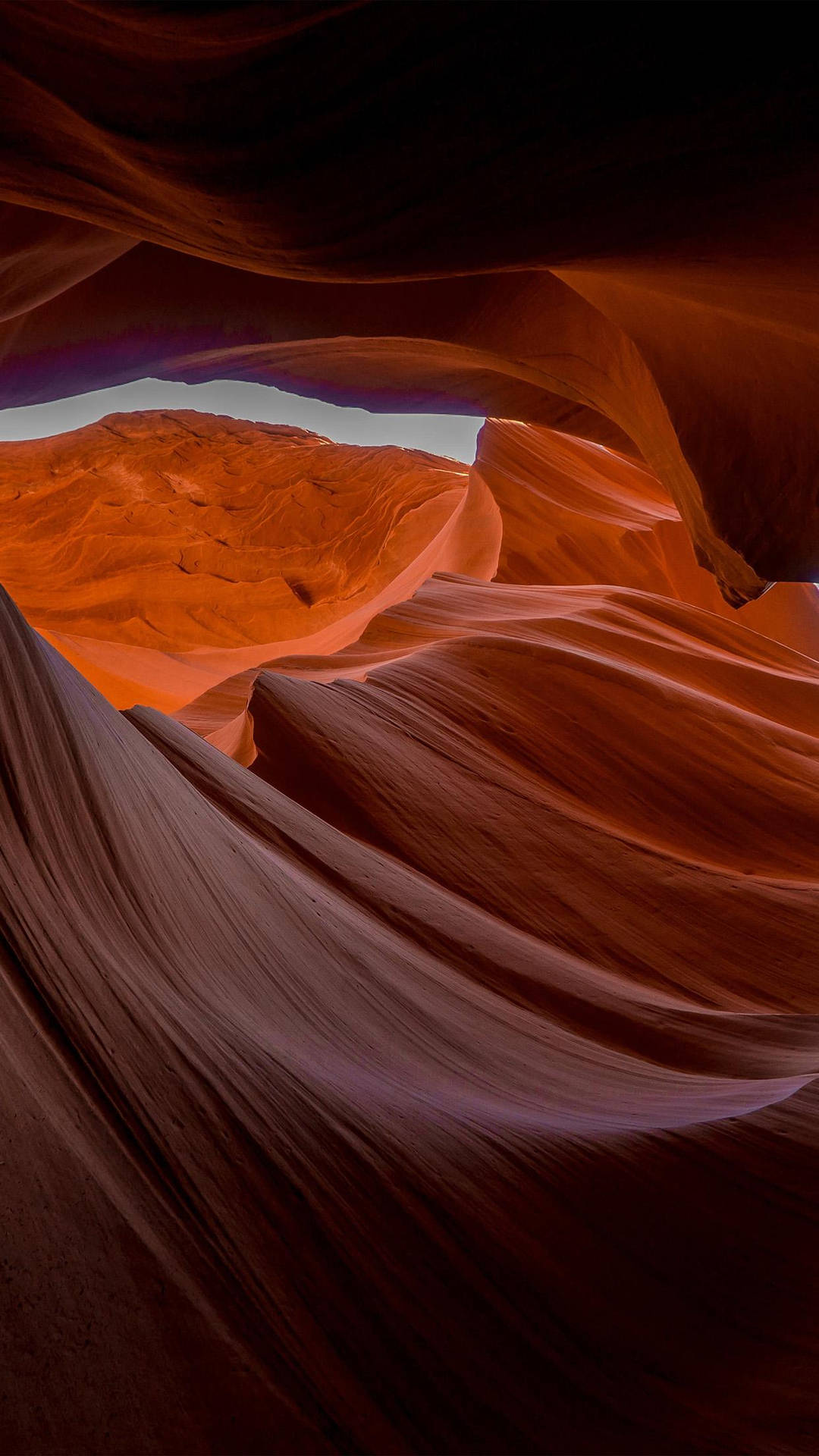 Red Rock Cave Formation Background