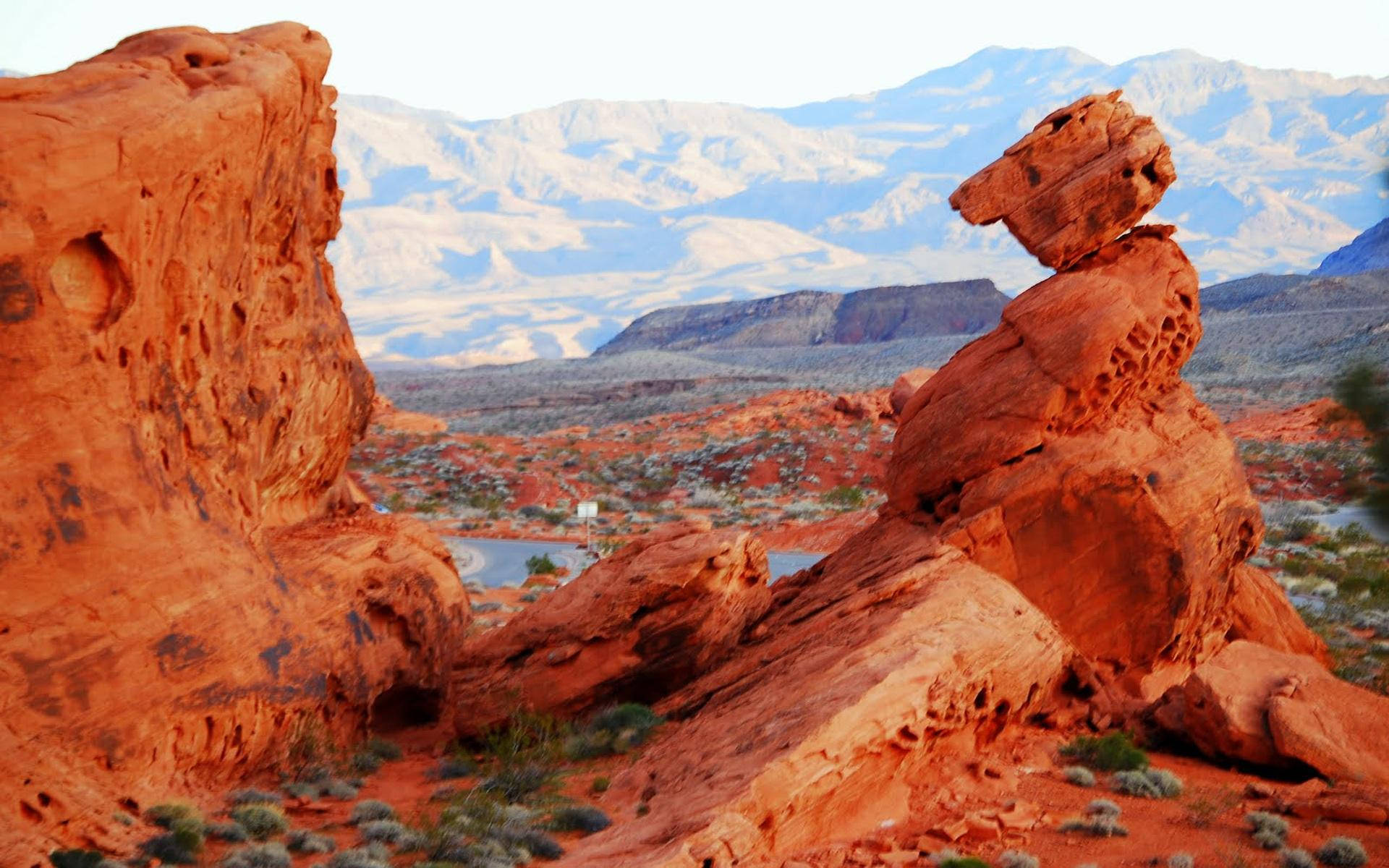 Red Rock Valley Of Fire Background