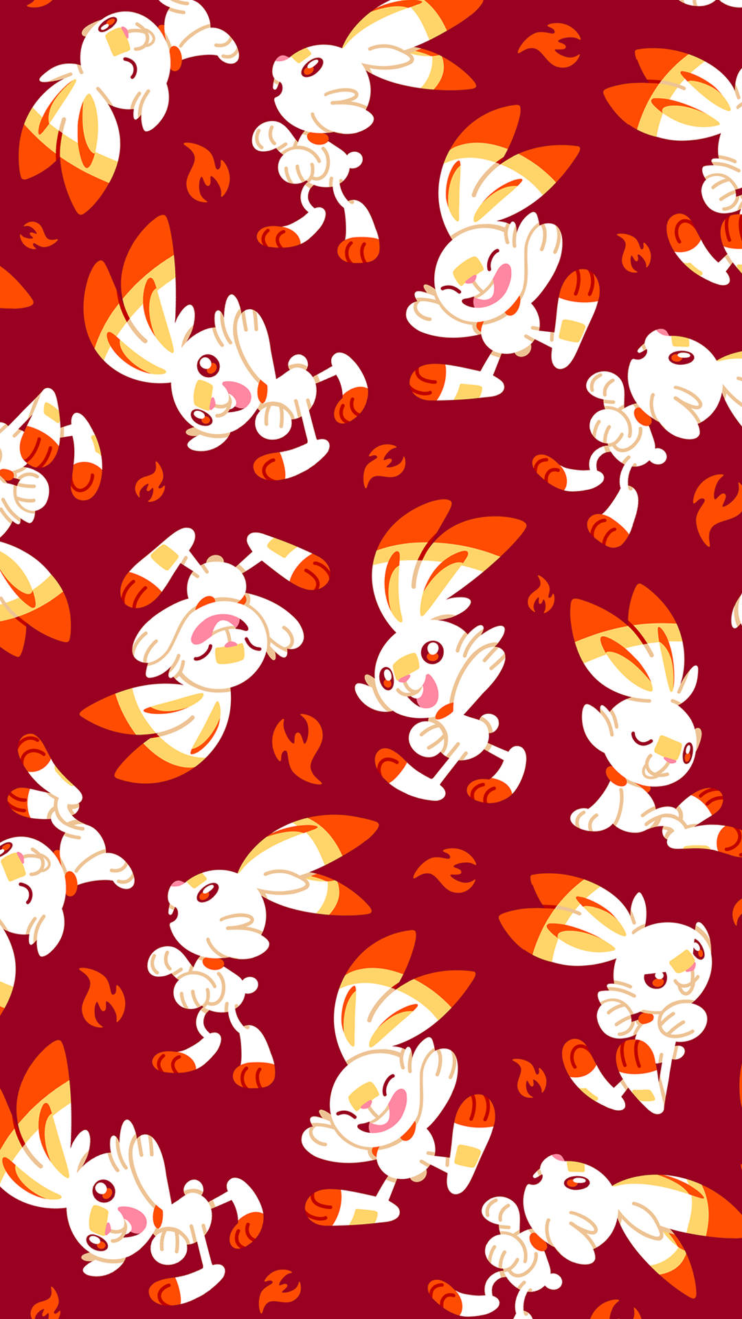 Red Scorbunny Background