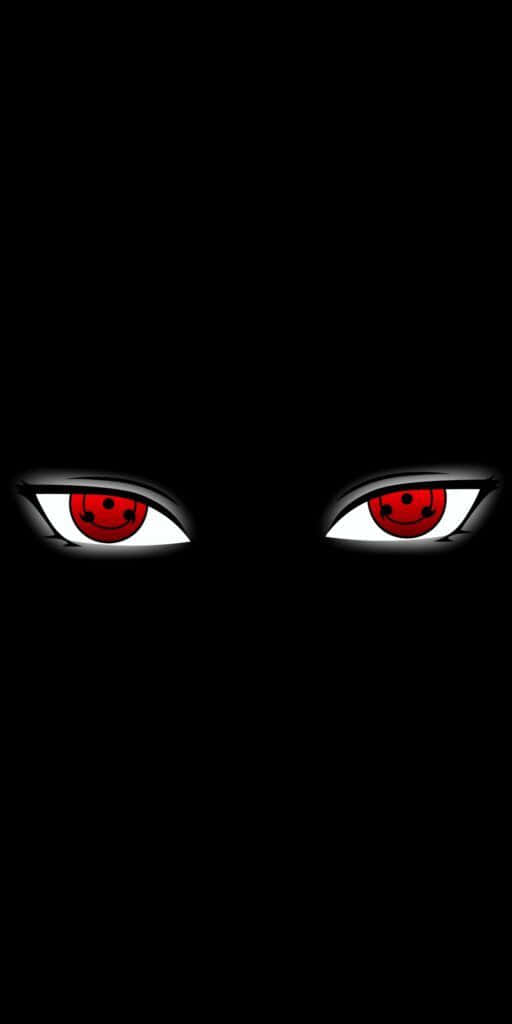 Red_ Sharingan_ Eyes_in_ Darkness Background