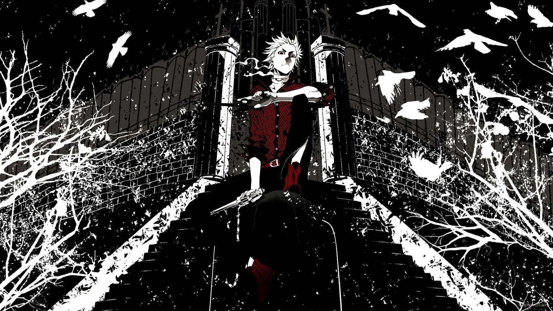 Red Shirt Edgy Pfp