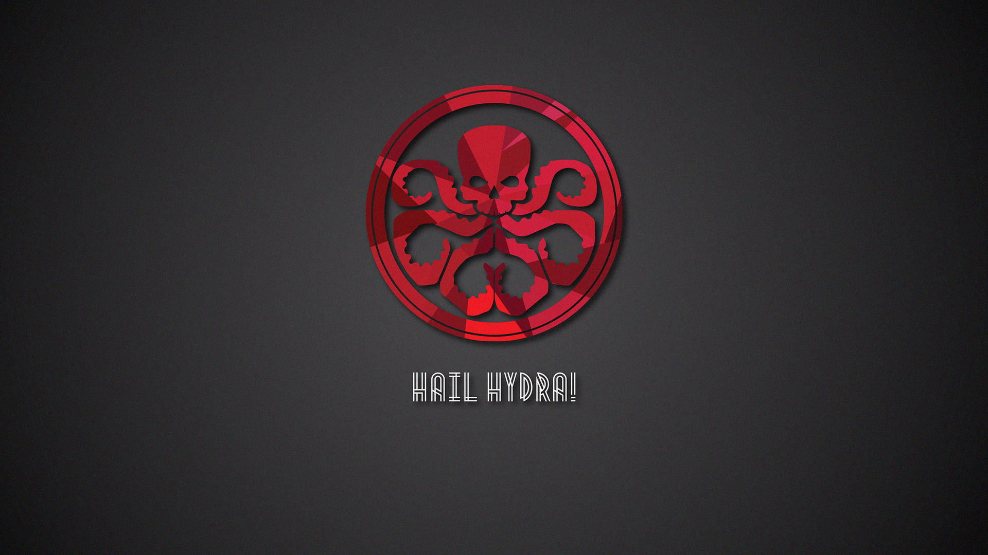 Red Skull Hail Hydra! Background