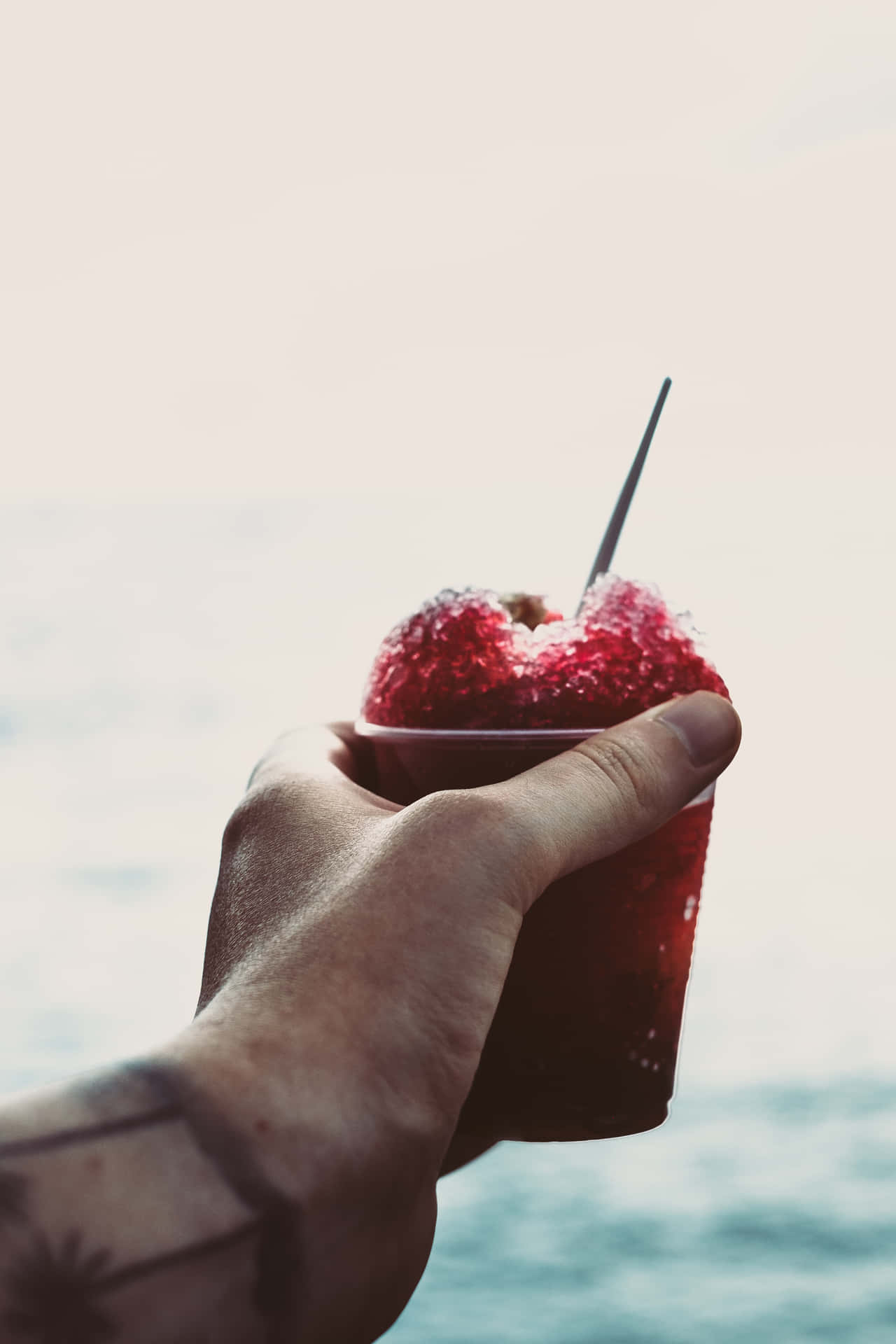 Red Slushy Background
