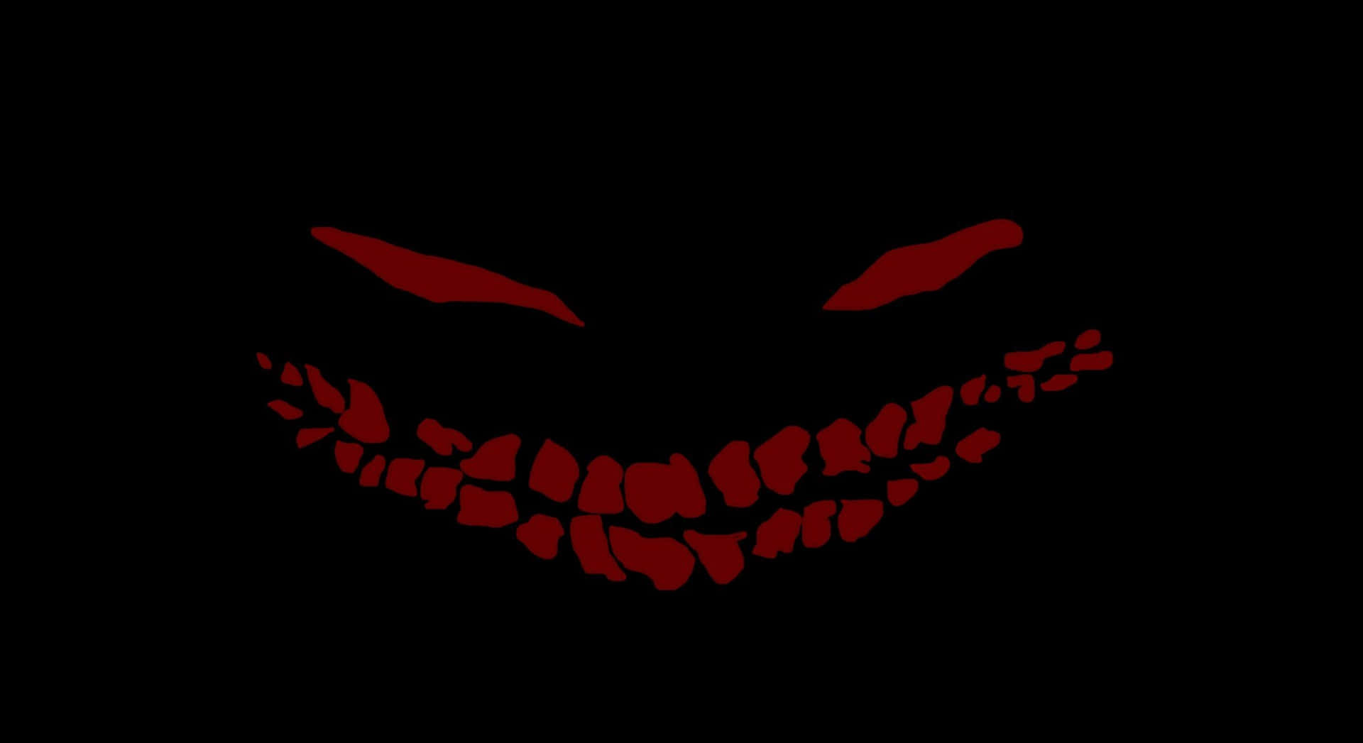 Red Smile In Black