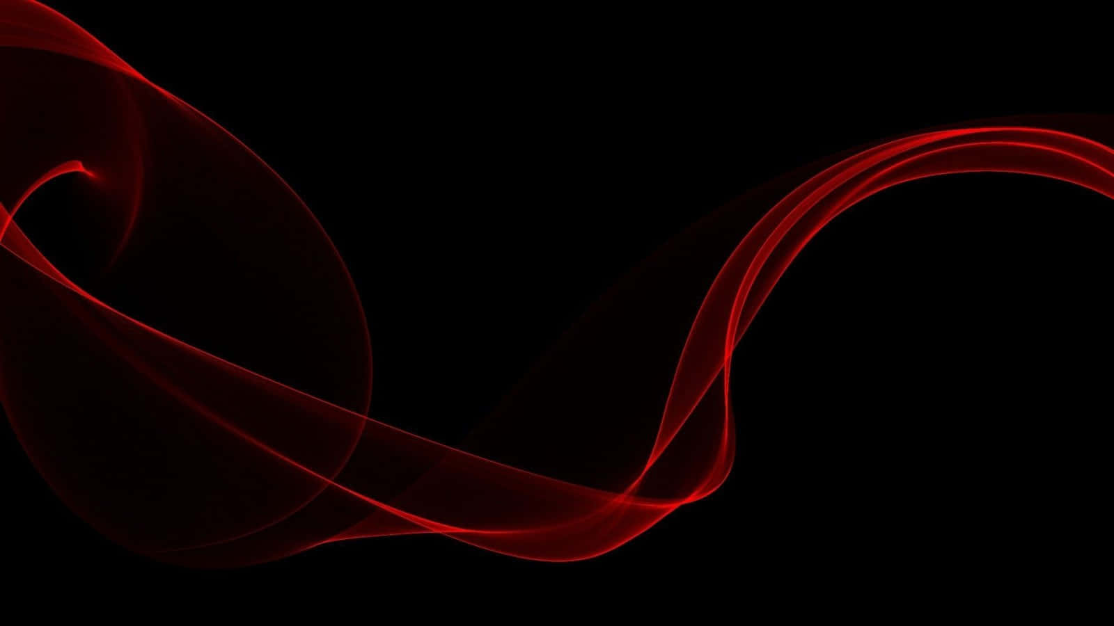 Red Smoke On A Black Background Background