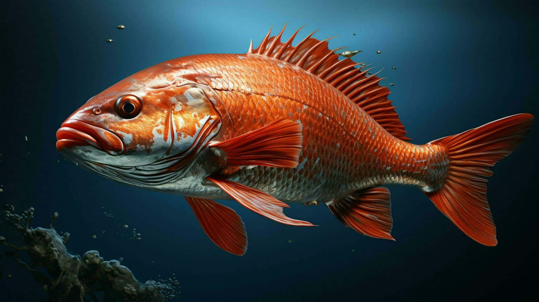 Red Snapper Underwater Background