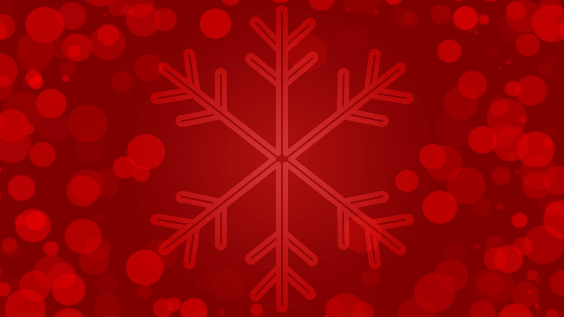 Red Snowflake Christmas Background Background