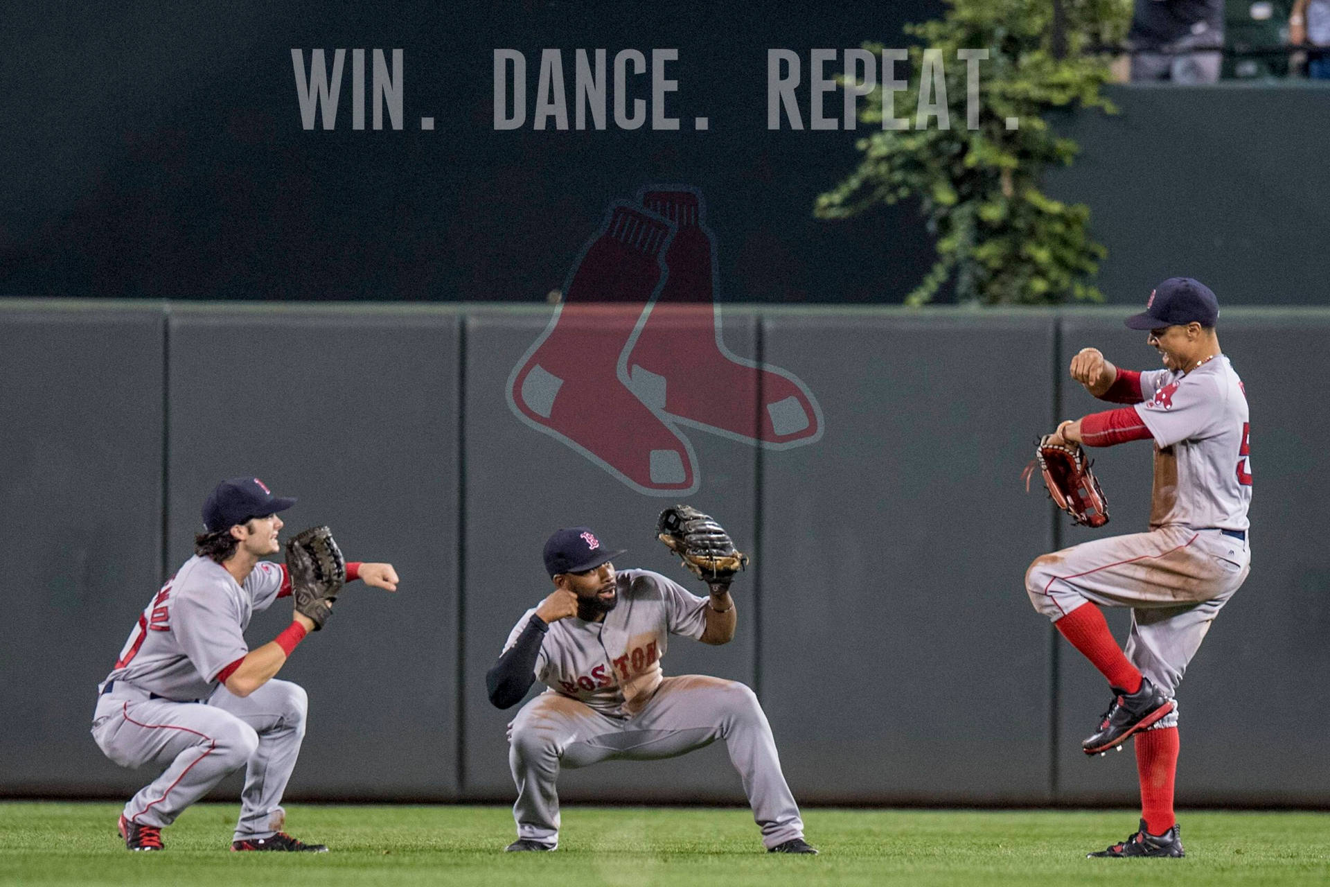 Red Sox Camaraderie Background