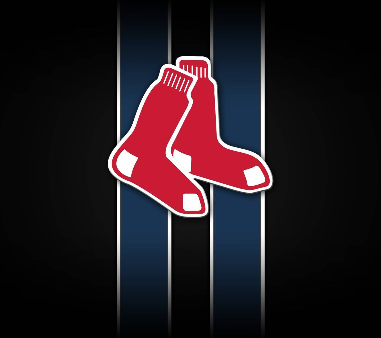 Red Sox Socks And Blue Stripes