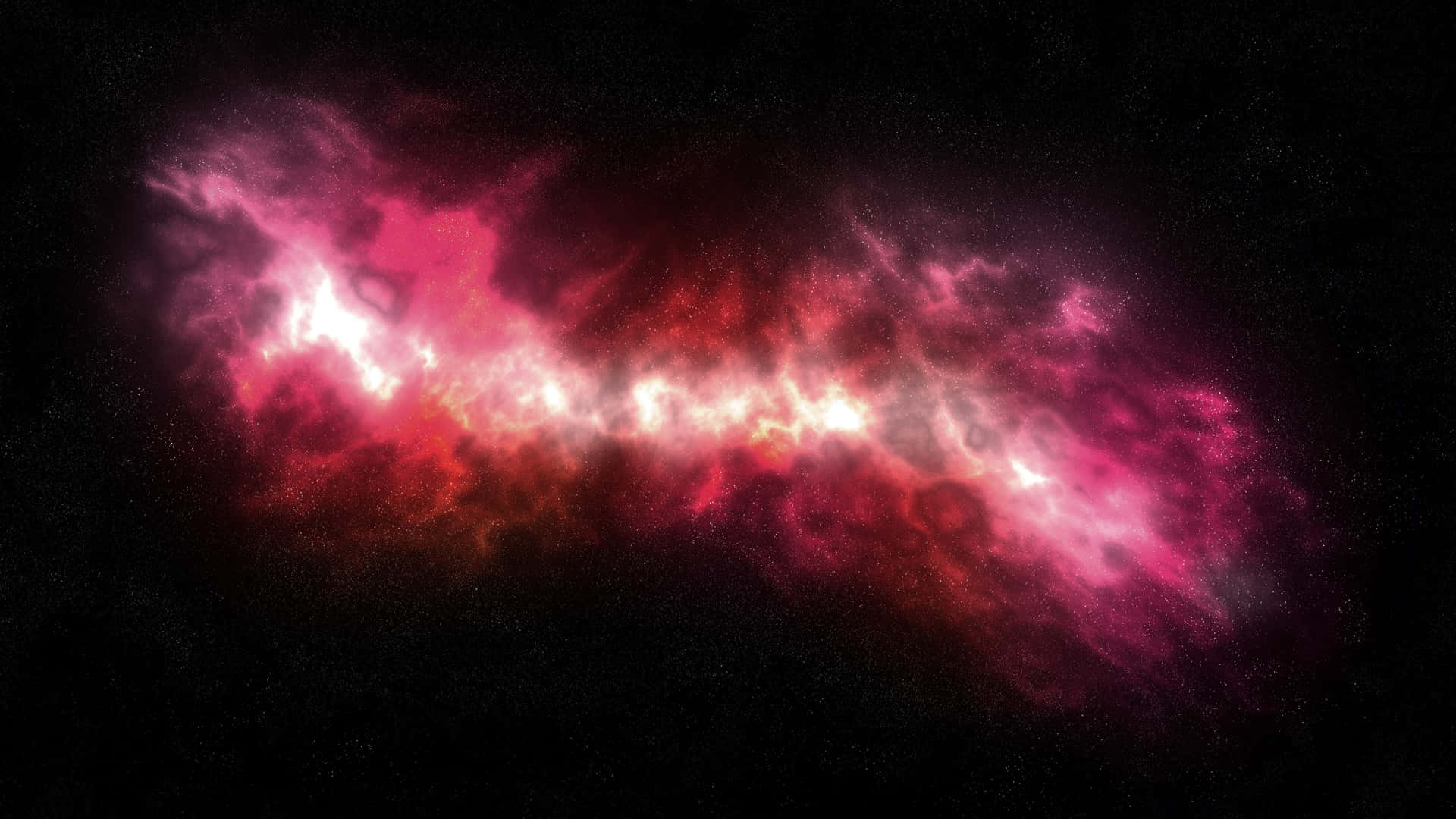 Red Space White Pink Smoke Background