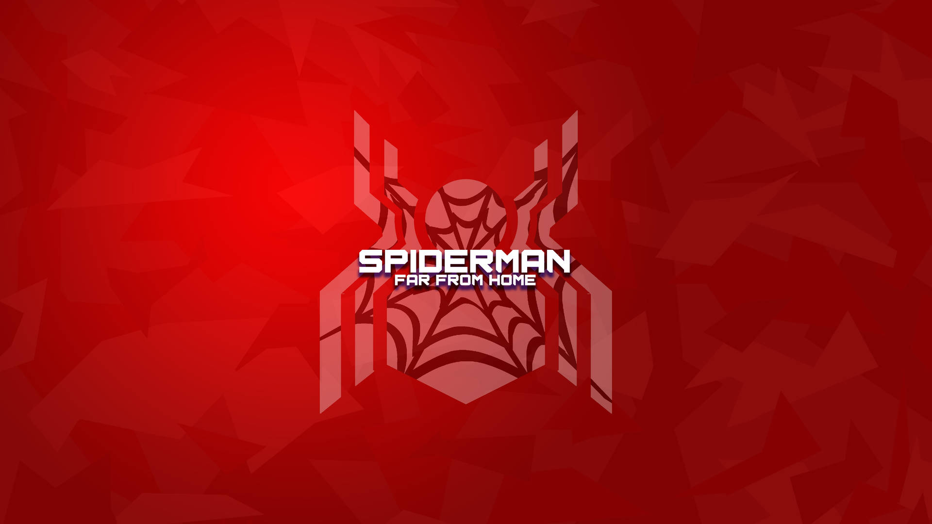 Red Spider Man Far From Home 2019 Background