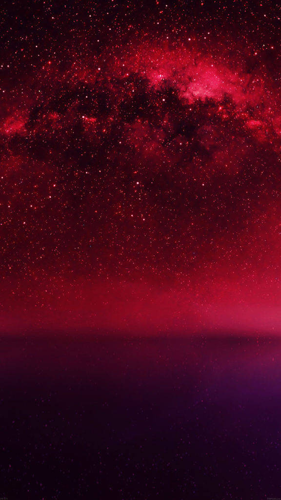 Red Starry Sky Iphone Live