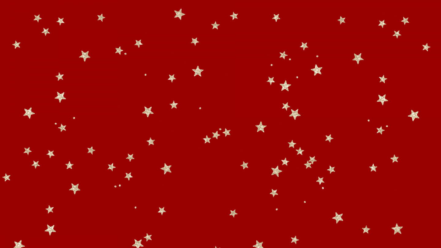 Red Stars Christmas Laptop Background