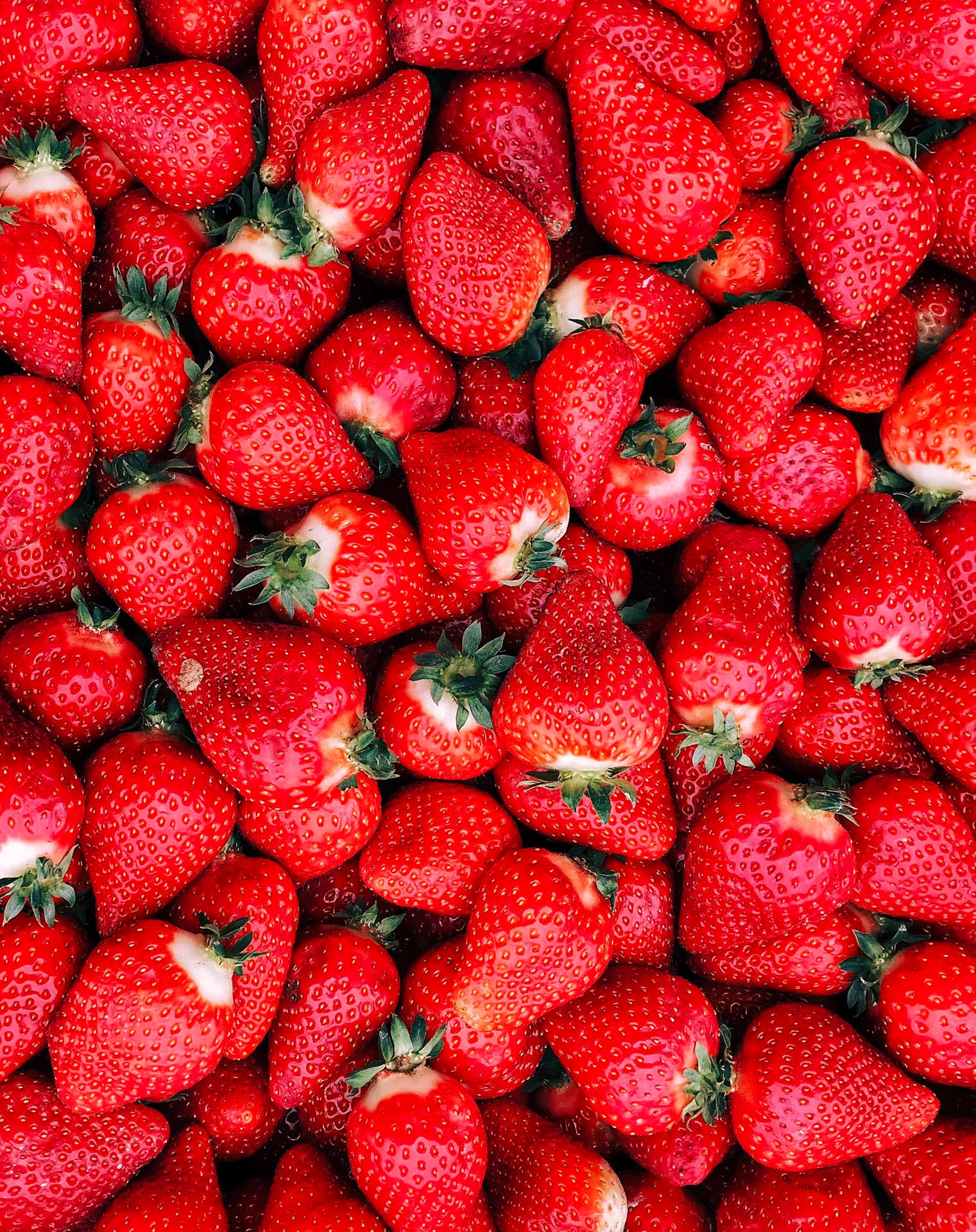 Red Strawberry Fruit Background