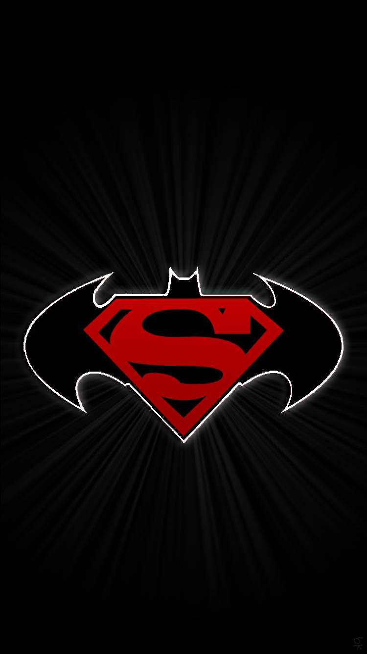 Red Superman Symbol Iphone Batman Background