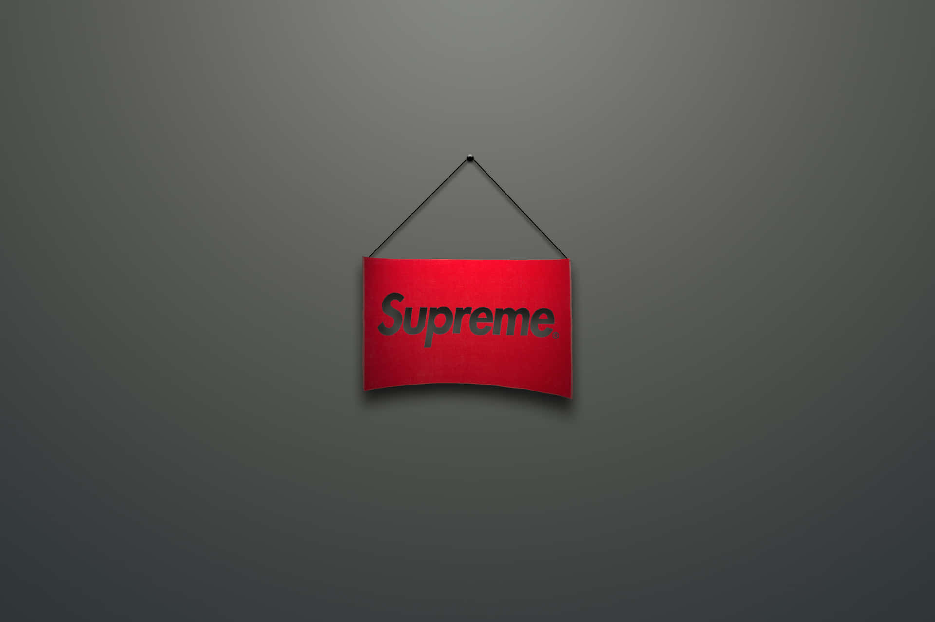 Red Supreme Logo Background