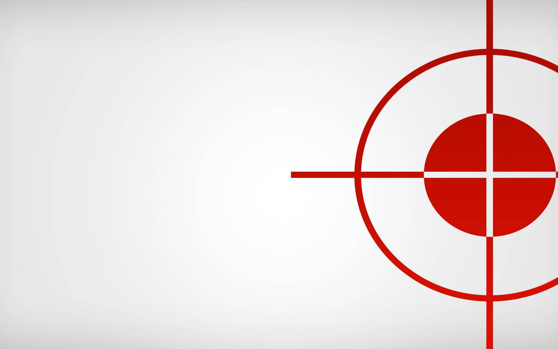 Red Target Sign Background