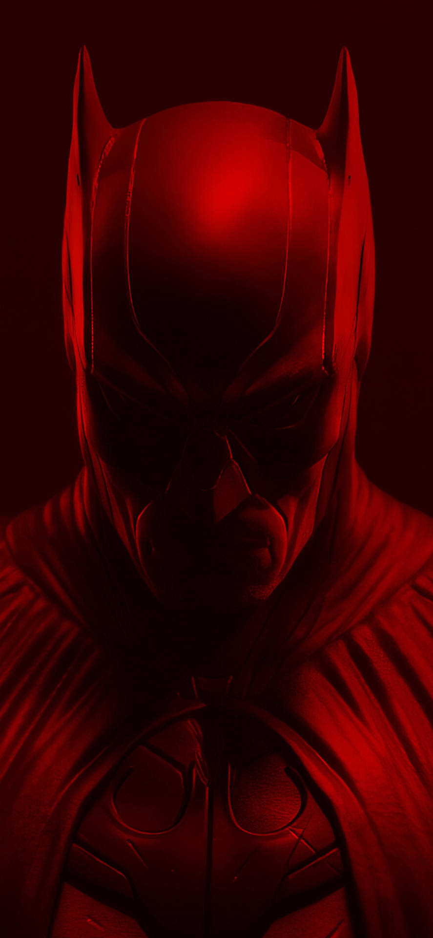 Red The Batman Iphone Cowl Background
