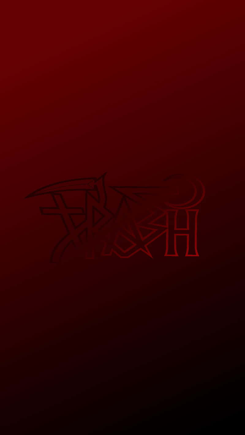 Red Trash Gang Logo Background