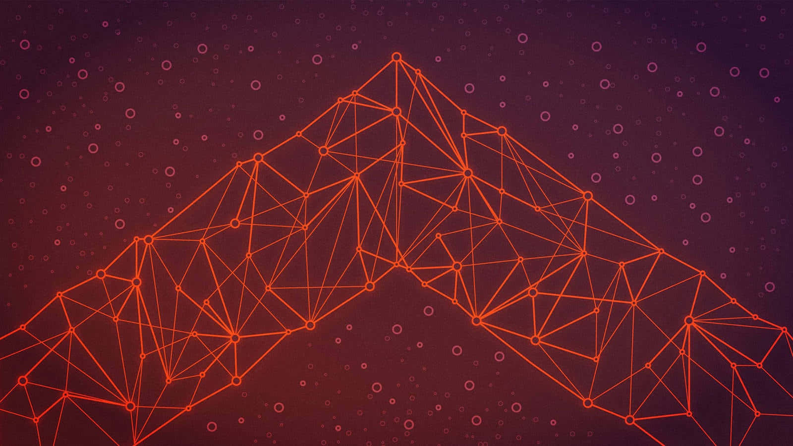 Red Triangular Connectivity Background
