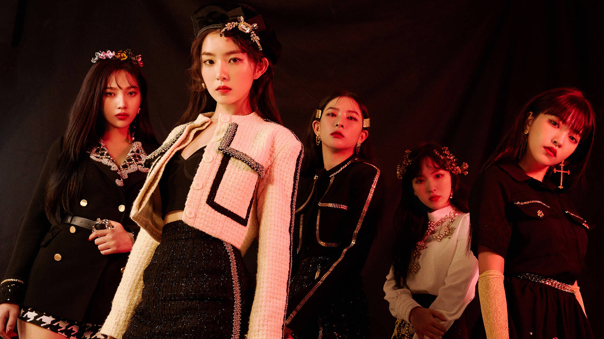 Red Velvet Girl Group Background