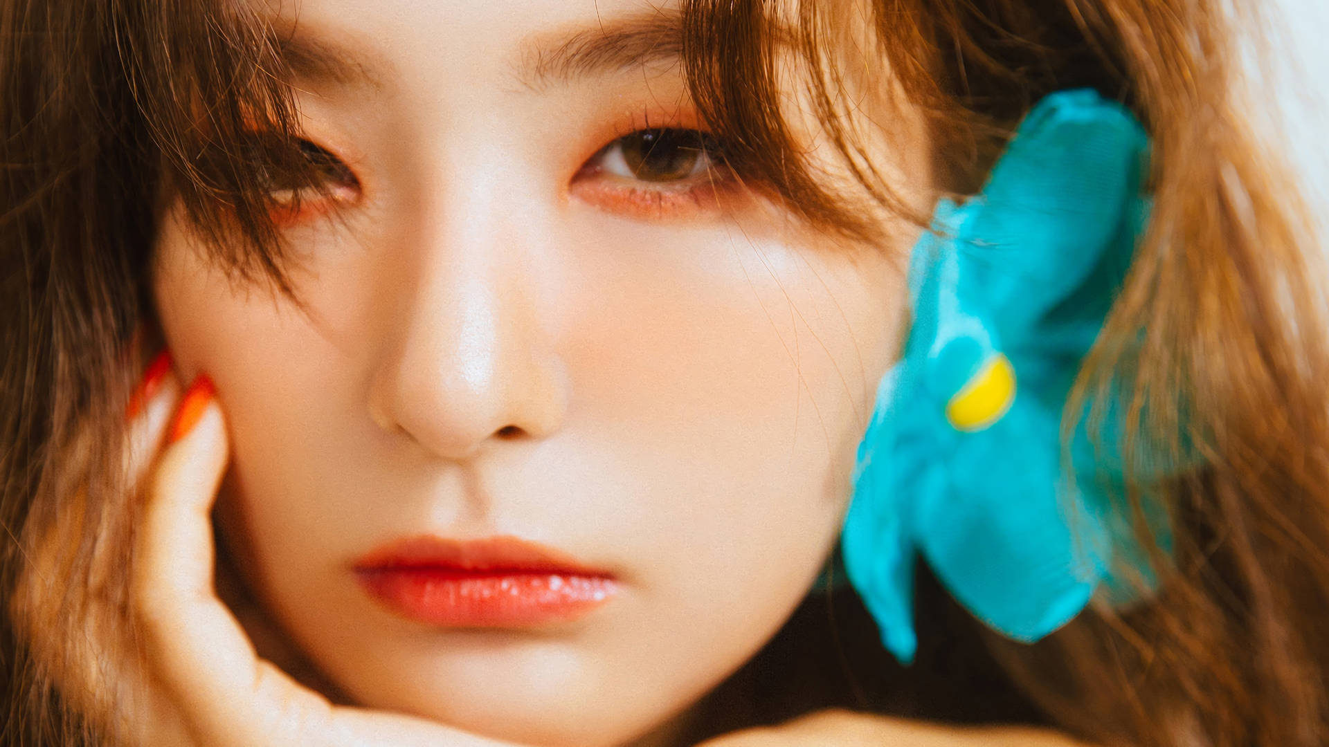 Red Velvet Seulgi Close-up Background