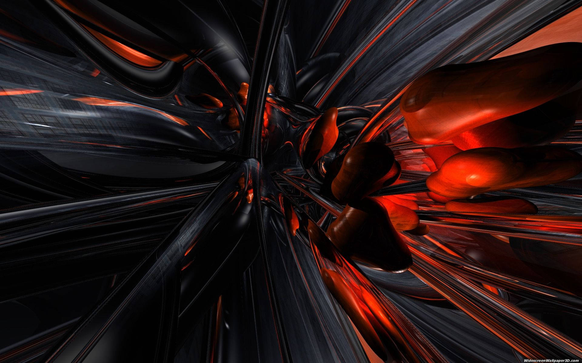 Red Versus Black Abstract Cool Pfp Background