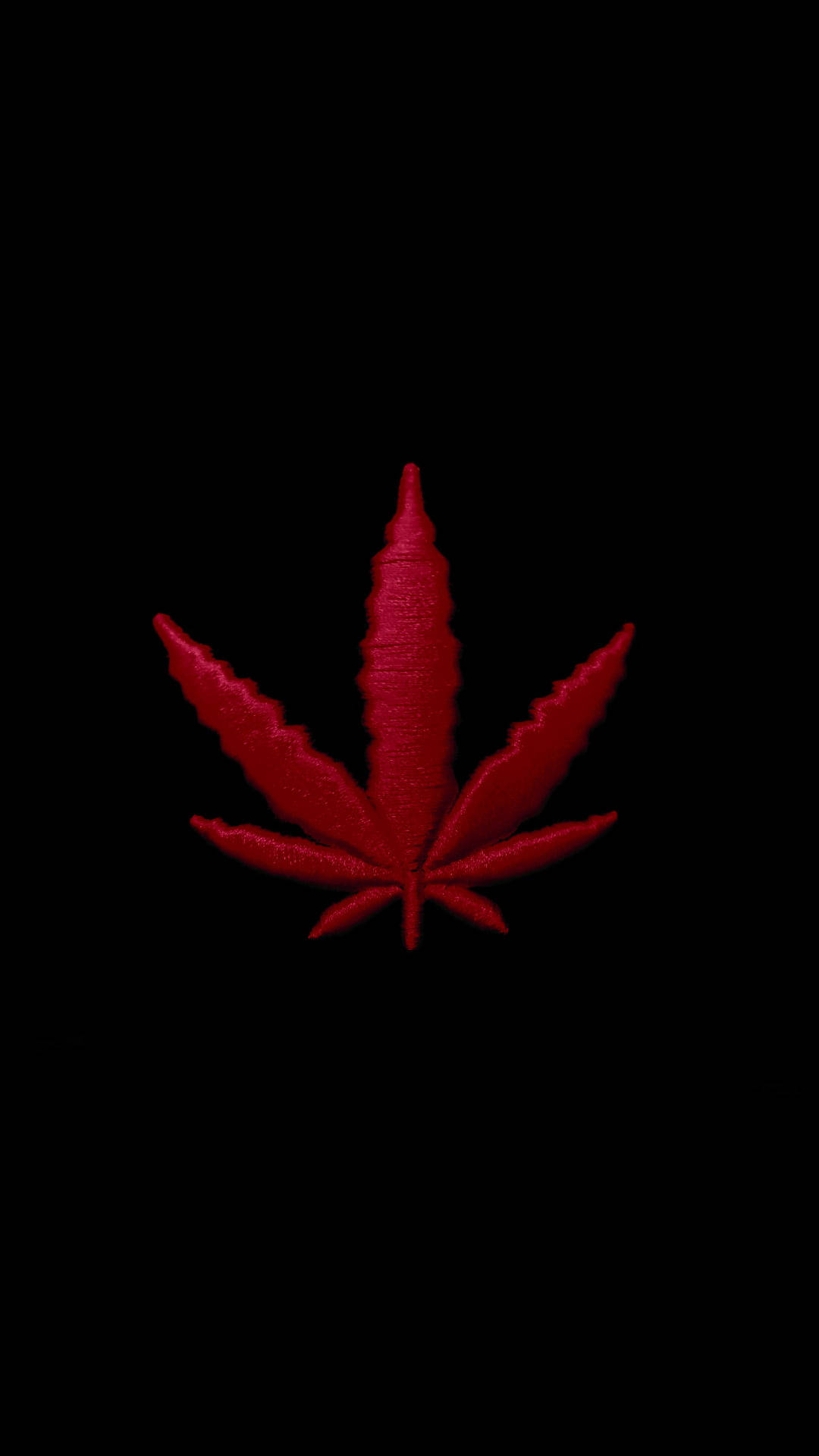 Red Weed For Iphone Screens Background