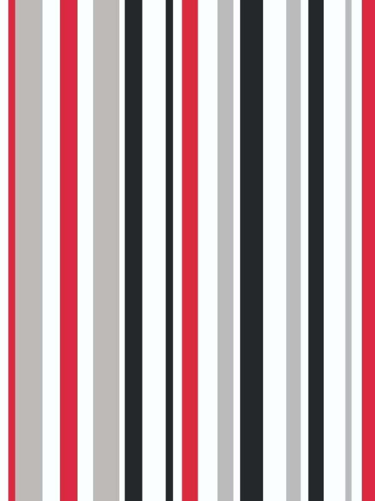 Red, White And Black Abstract