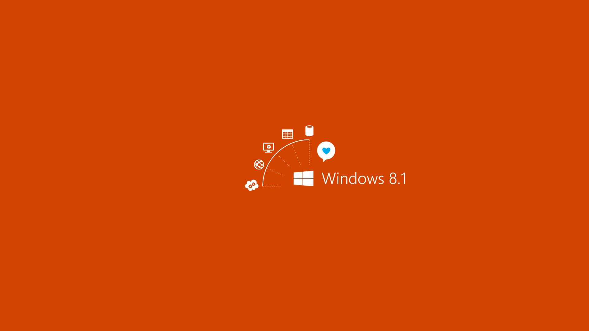 Red Windows 8.1 Background