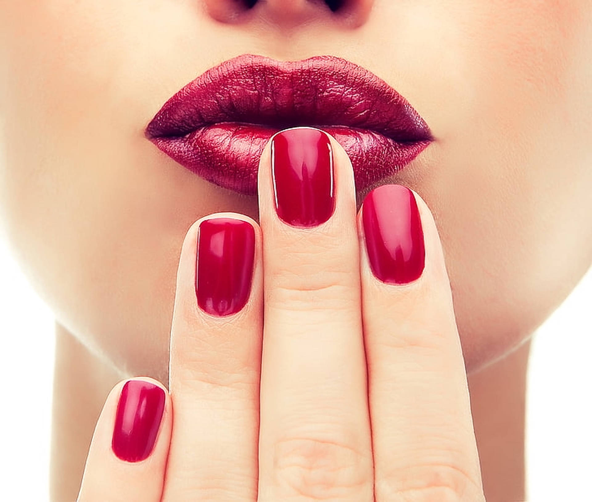 Red Wine Nails Background