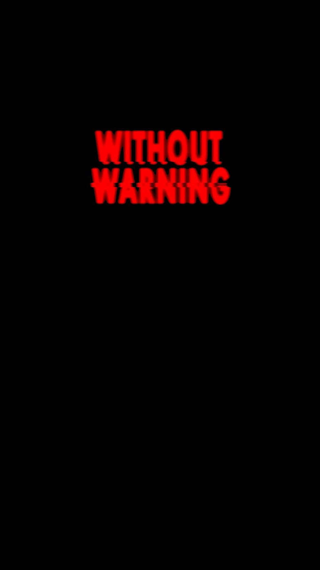 Red Without Warning Background