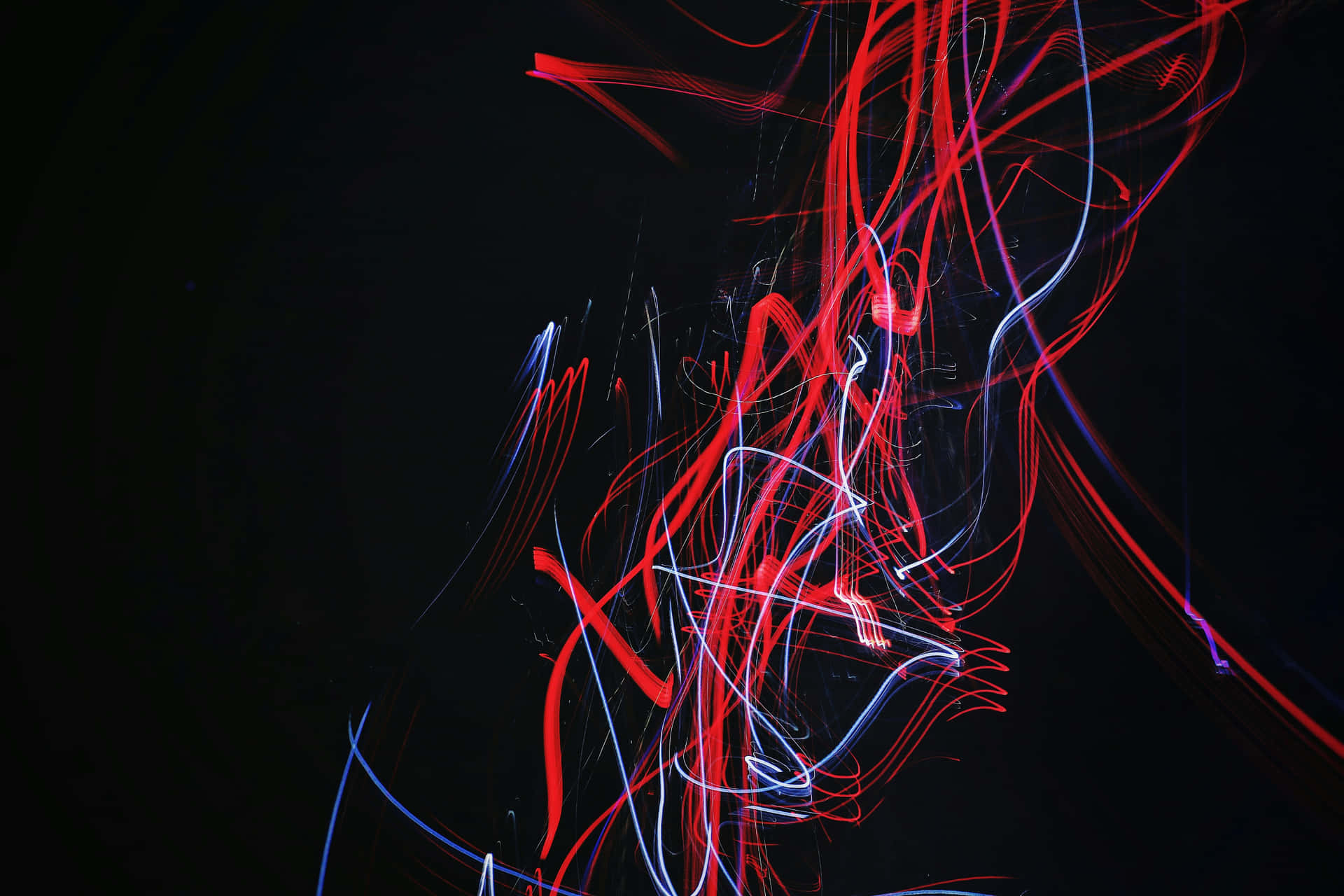 Redand Blue Light Streaks4 K Background