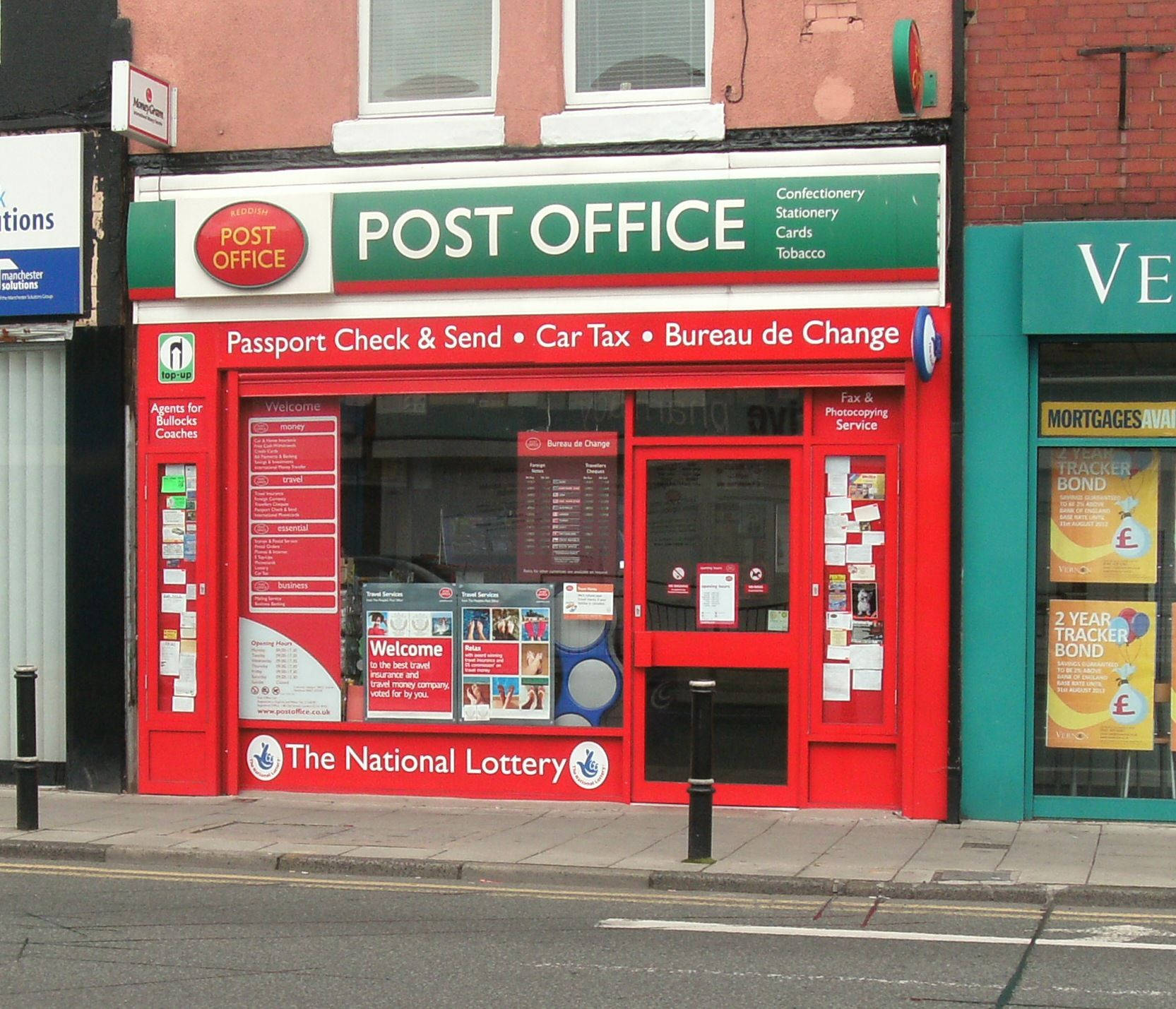 Reddish Uk Post Office