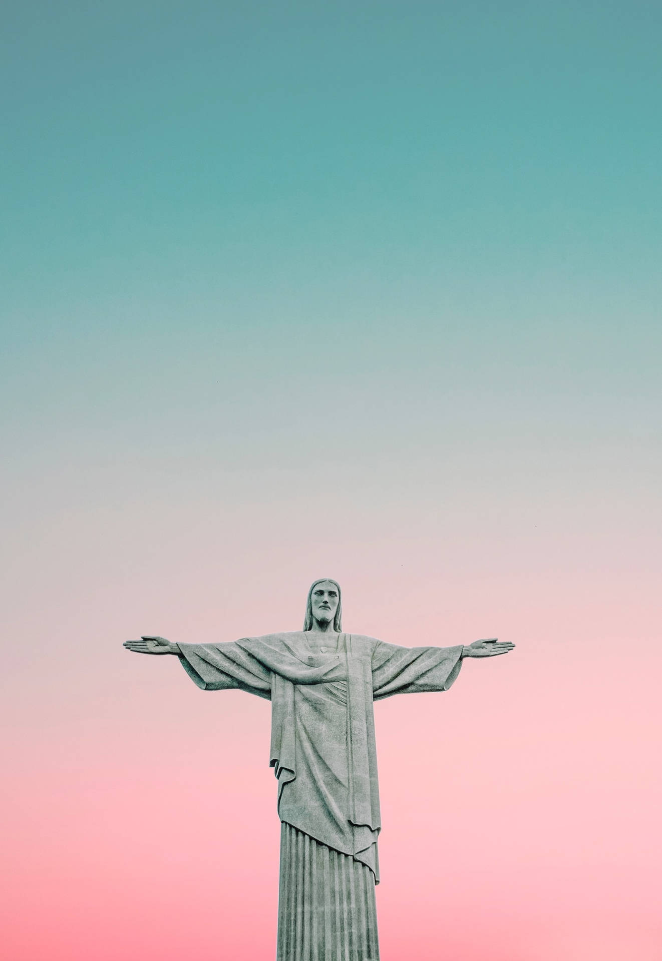 Redeemer Deco Statue Jesus 4k Iphone Background