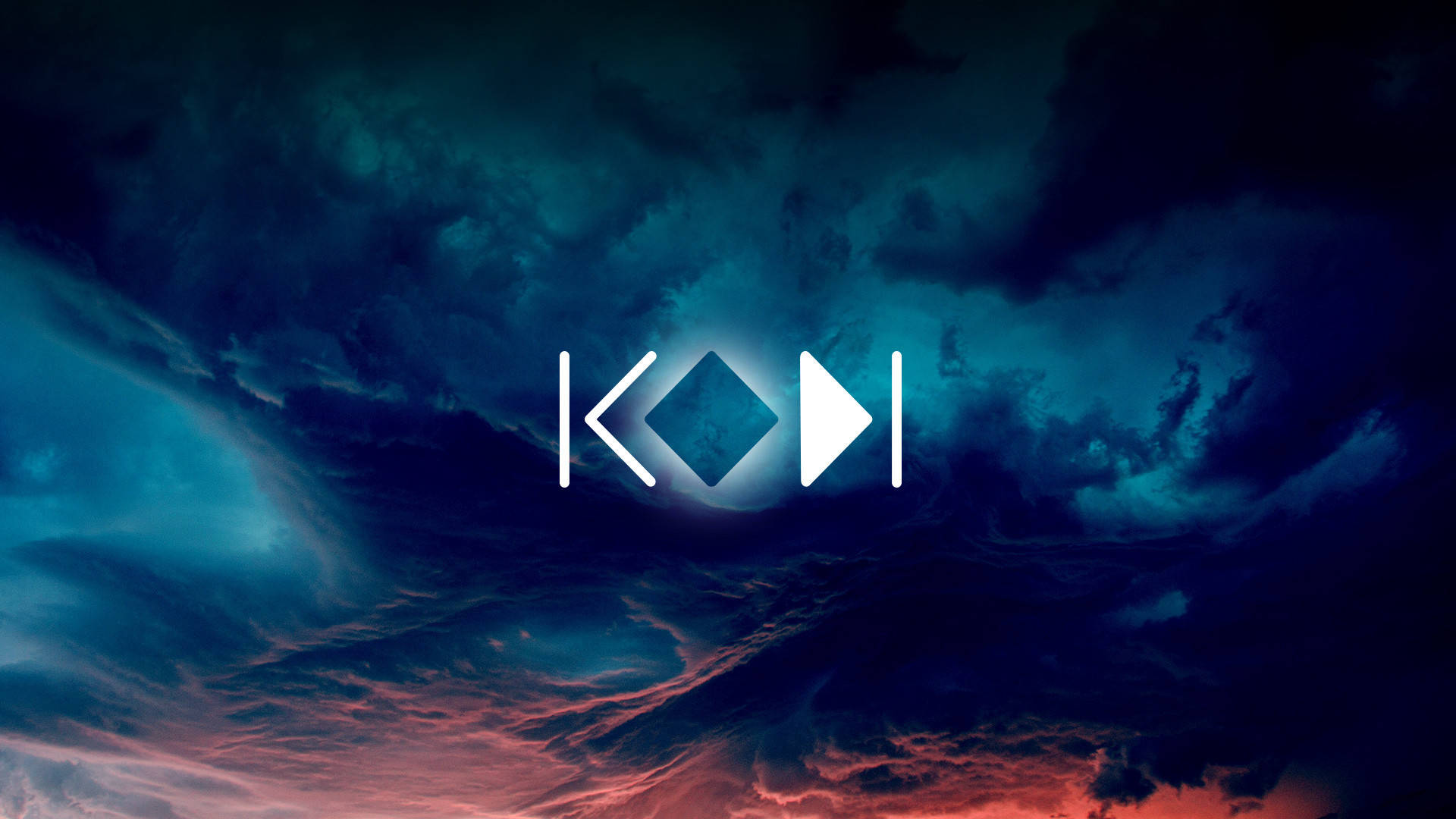Redesigned Kodi Logo Over Sky Background
