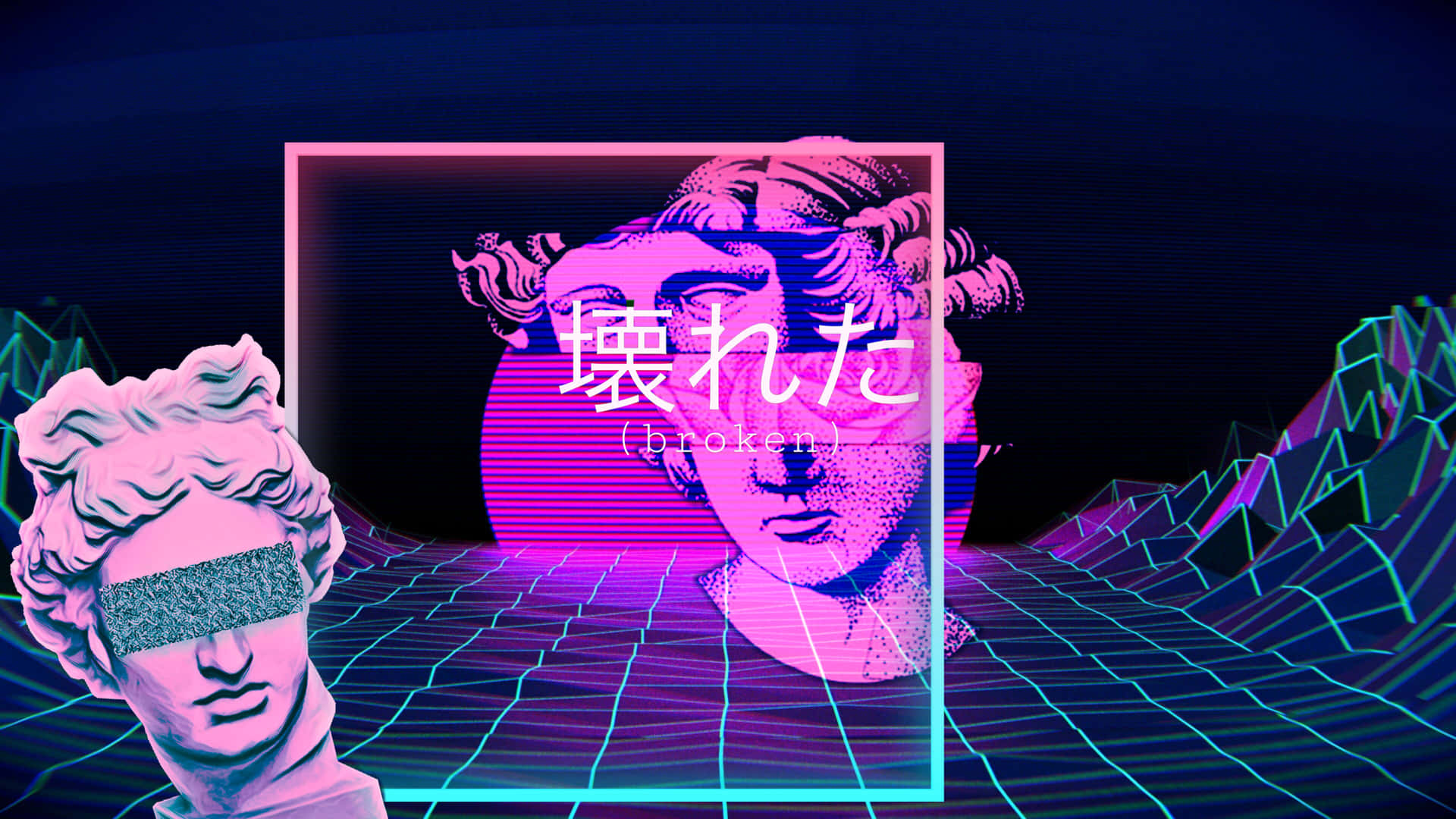 Rediscover Your Inner Self With Vaporwave Tablet Background