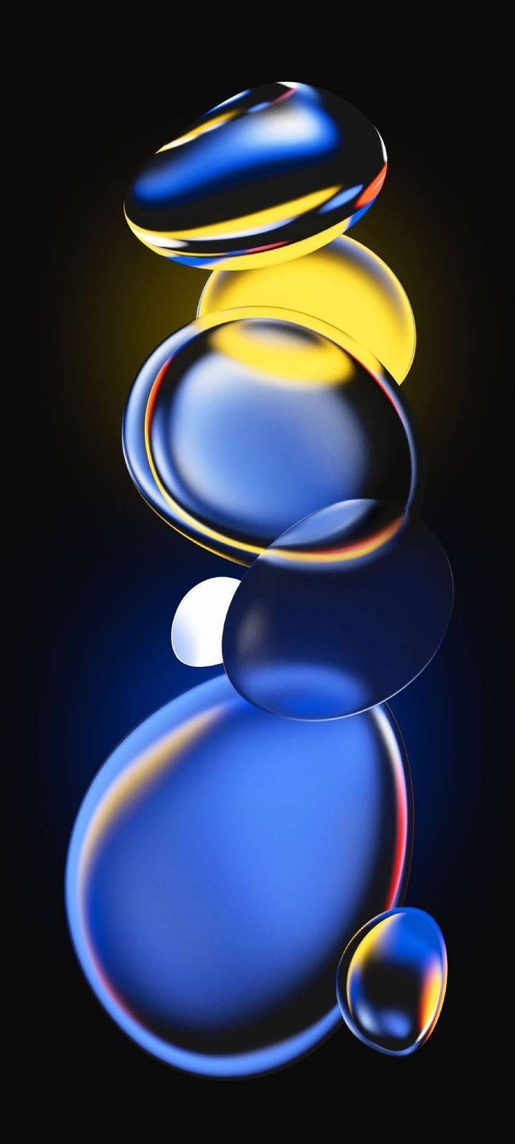Redmi 9 3d Water Droplets Background