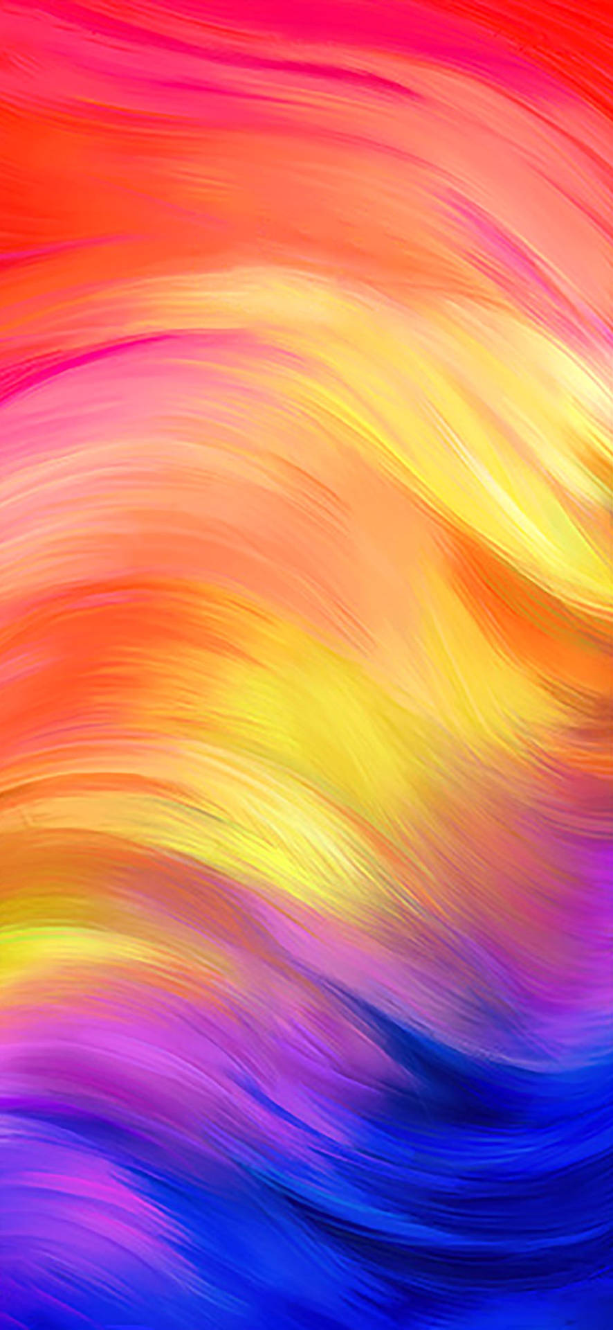 Redmi 9 Multicolor Wave Stroke Background