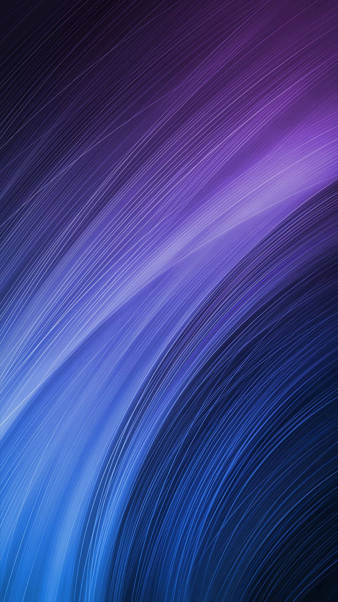 Redmi 9 Purple Blue Curve Lines Background