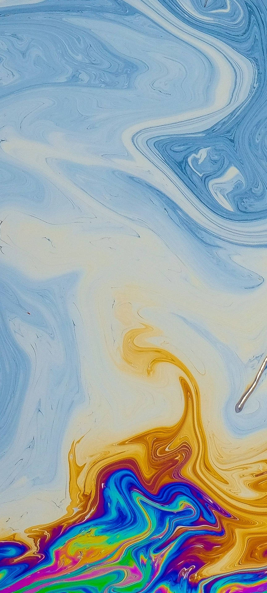 Redmi Note 10 Colorful Oil On Water Background